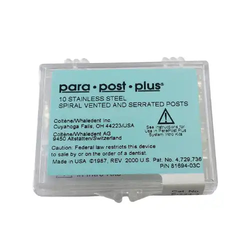 Coltene - ParaPost Plus SS Posts (.050" / 1.25 Mm) Red 25/Pk