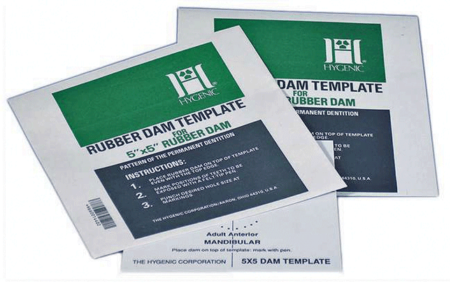 Hygenic Rubber Dam Template, 6", 1/Pk, H01441