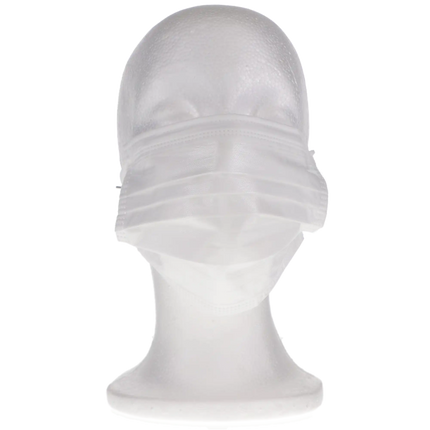 Repel 4-Ply Premium Face Mask 50/Bx Pearl Silver ASTM 3
