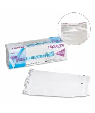 Crosstex - Duo-Check Sterilization Pouches 5" x 15", 200/bx