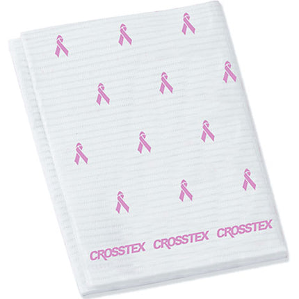 Econoback Patient Bibs, 2-Ply, 13" x 19", Pink Ribbons, 500/Pk, WEXPP