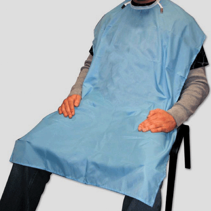 Patient Protective Aprons, Plastic, Knee-Length, 27" x 44", White, 1/Pk, NP4WH