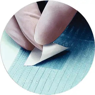 Crosstex - Sani-Tab Bib 3+1 Ply 13x19 400/Cs Blue