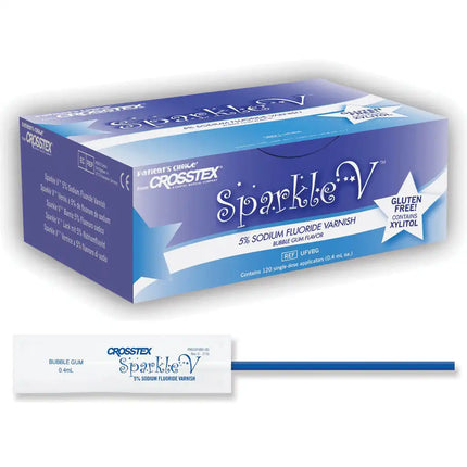 Crosstex - Sparkle V Varnish Mint 120/Bx