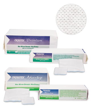Advantage Non-Woven Sponges, Non-Sterile, 4-Ply, 2" x 2", 30 g, 5000/Pk, ENCNWLA