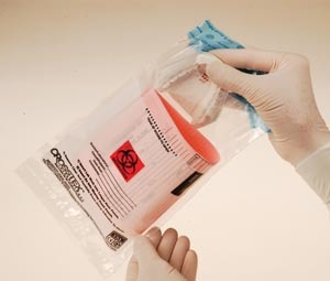 Lab Transport Plastic Bags, 6" x 10", 250/Pk, BAGS