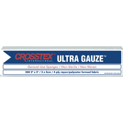 Ultra Gauze Non-Woven Sponges, Non-Sterile, 4-Ply, 4" x 4", 2000/Pk, ENC4NWU