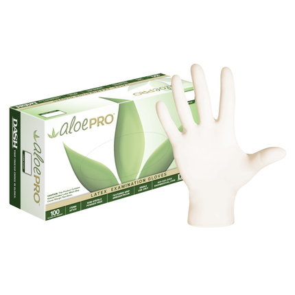 AloePro Synthetic Exam Gloves, Powder-Free, Latex, Small, 100/Box, AP100S
