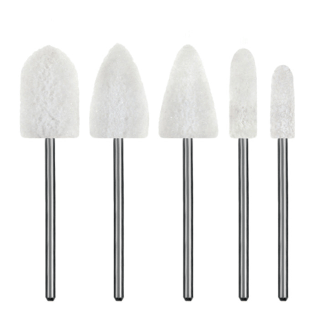 Acrylic Trimmers, Stone, HP, Bullet, # 5, Medium, White, 5/Pk