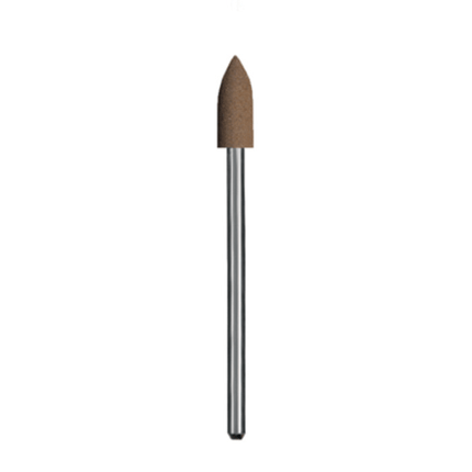 Classic Midget Polishers, Rubber, FG, Flame, Mini, Extra Long-Lasting, Brown, 12/Pk