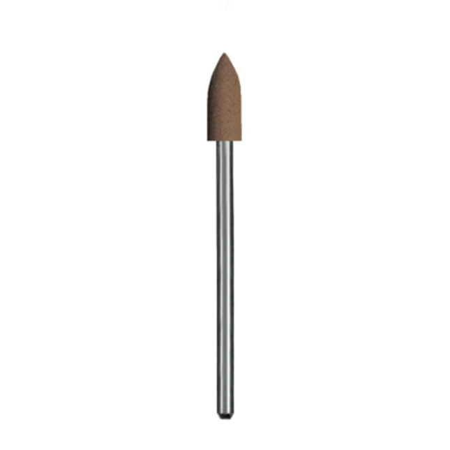 Classic Midget Polishers, Rubber, FG, Flame, Mini, Extra Long-Lasting, Brown, 12/Pk