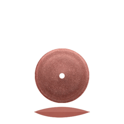 Classic Wheel Polishers, Rubber, Unmounted, Knife-Edge, 7/8", Coarse, Green, 100/Pk