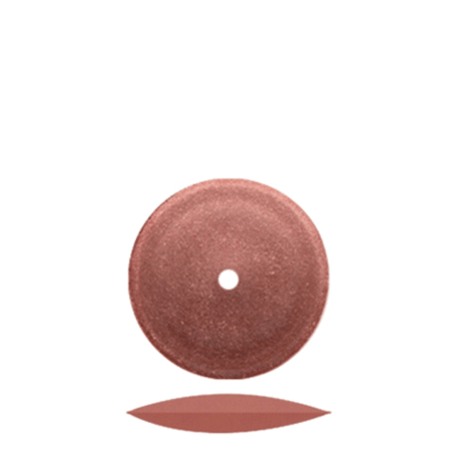 Classic Wheel Polishers, Rubber, Unmounted, Knife-Edge, 7/8", Coarse, Green, 100/Pk