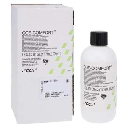 Coe-Comfort Edentulous Tissue Conditioner, Liquid Refill, 6 oz, 1/Pk, 341091