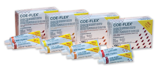 Coe-Flex Polysulfide Impression Material, Base, Medium Body, Regular Type, Regular Set, 90 ml, 1/Pk