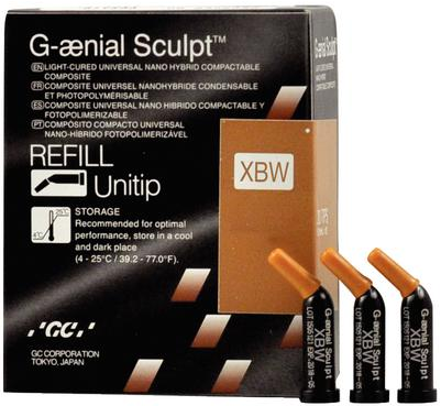G-aenial Sculpt Universal Composite, Unitip Refill, 0.16 ml, XBW, 10/Pk