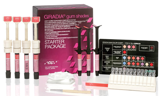 Gradia Gum Shades, Starter Kit, 7/Pk