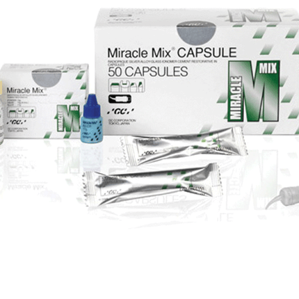 Miracle Mix Metal-Reinforced Core Build-Up Material, Triple-Cure, Powder, 15 g/Bt, 1/Pk