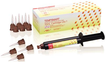Tempsmart Temporary Crown & Bridge Material, Cartridge, 10 ml, A3, 1/Pk