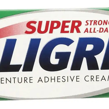 Super Poligrip? Free Denture Adhesive Cream Travel Size, 0.75 oz. tube, 12/pkg, 4 pkg/cs (48 tubes total)