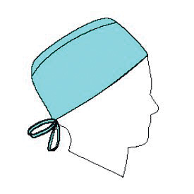 Cap Surgical Blue Univ B 300/bx, 69520