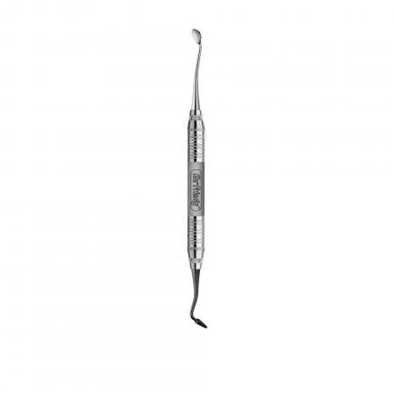 Bone Scoop/Plugger, Double-End, # 6, Short Satin Steel Handle, 1/Pk, CSEUWES6