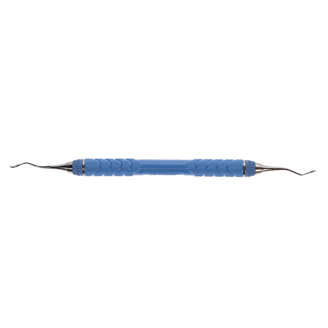 Gracey Curette, Double-Ended, 13/14, # C8 Resin8 Colors EverEdge 2.0, Blue, 1/Pk, SG13/14C8E2