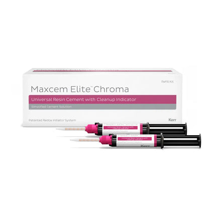 Maxcem Elite Chroma Refill 2/Pk Clear