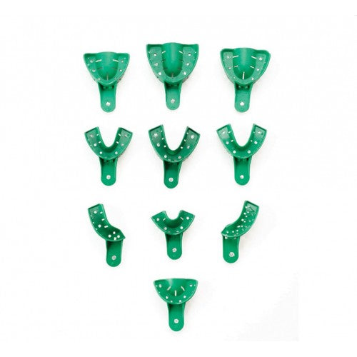 BoTrays Disposable Perforated Impression Trays, # 4, Medium, Lower, 12/Pk, 921367