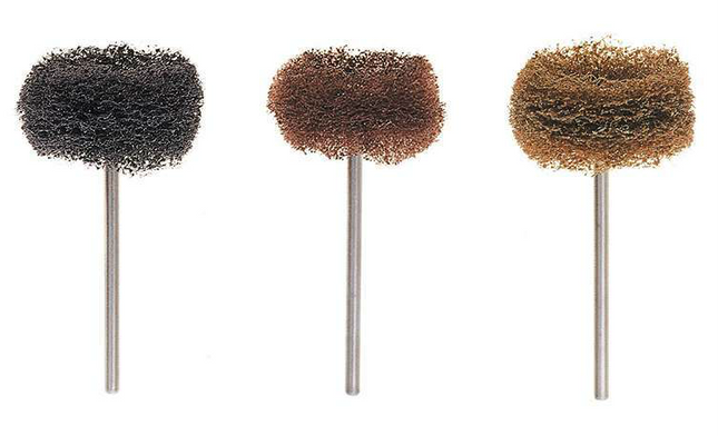 Hatho Scotch Brite Miniature Brushes, HP, Medium, Dark Brown, 12/Pk, 1670092