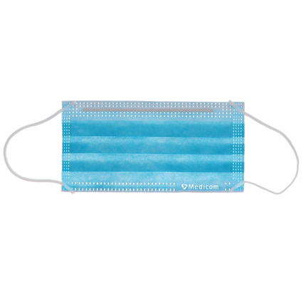SafeMask Master Series Procedure Earloop, ASTM Level 3, Ocean Surf, 50/Box, 2057