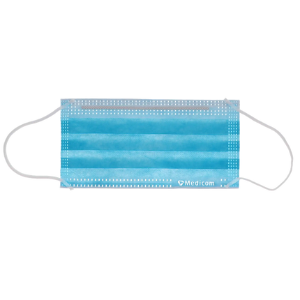 Medicom - Safe Mask Series Level 3 Ocean Surf 50/Bx
