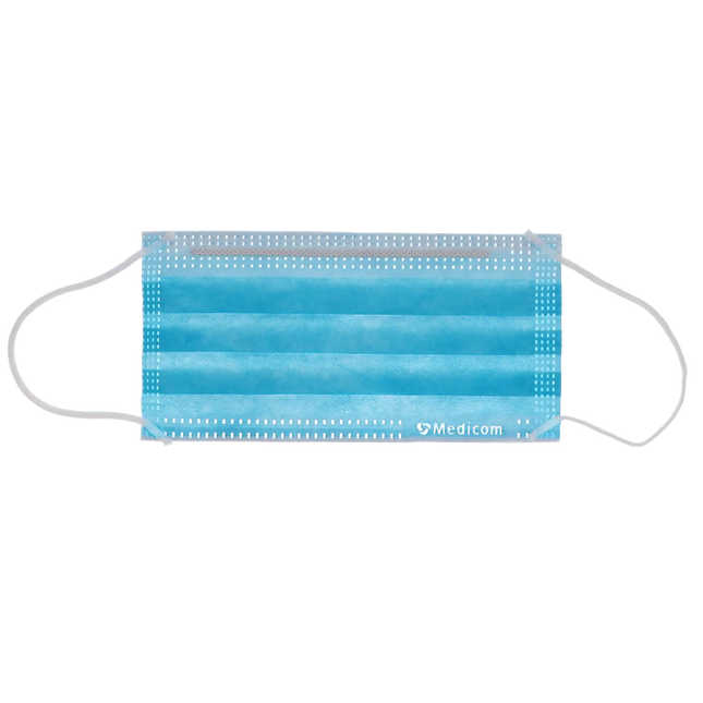 Medicom - Safe Mask Series Level 3 Ocean Surf 50/Bx