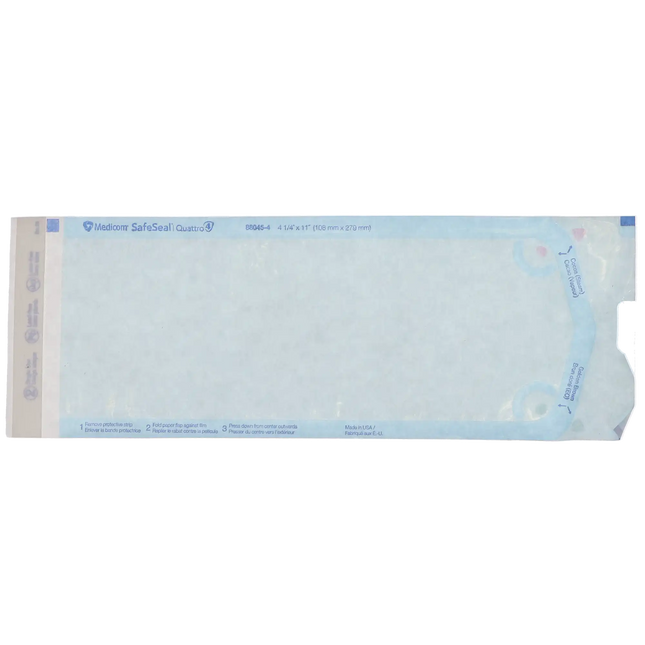 Medicom - SafeSeal Quattro Pouch 4.25x11 200/Bx
