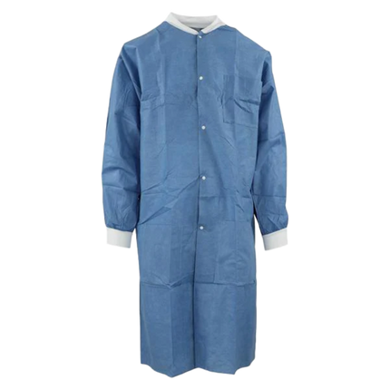 SafeWear Hi-Perform Lab Coat Deep Blue 3XL 12/Pk, 8107-F