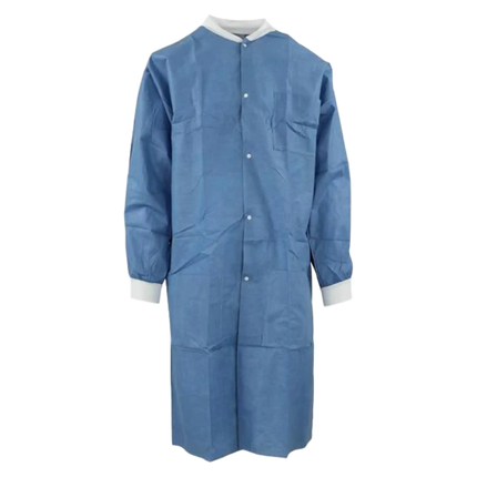 Medicom - SafeWear Hi-Perform Lab Coat Deep Blue Small 12/Pk