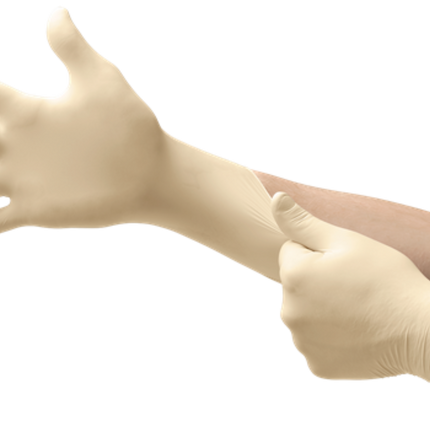 Diamond Grip MF-300 Gloves, Powder-Free, Latex, Medium, 100/Box, MF-300-M