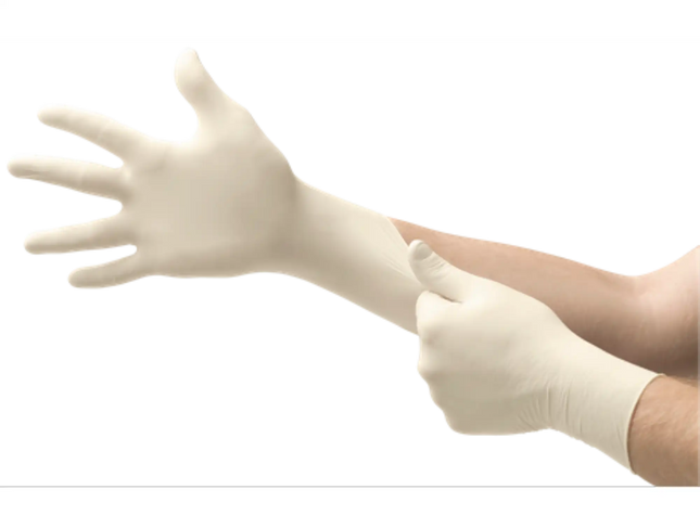 Microflex - Diamond Grip Plus PF Latex Gloves Medium 100/Box