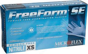 FreeForm SE Nitrile Gloves, Powder-Free, Large, 100/Box, FFS-700-L