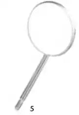 Miltex Mirror Magnifying SS #5