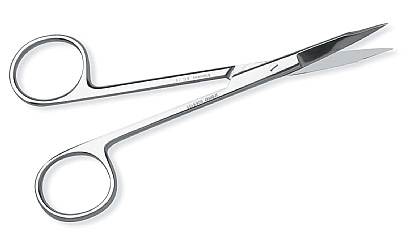 Collar and Crown Scissors, Vantage, Curved, 4-1/8", 1/Pk, V99D-135