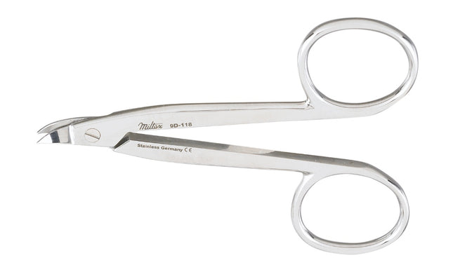 Crown-Festooning Scissors, Pedodontic, Curved, 3-1/2", 1/Pk, 9D-118