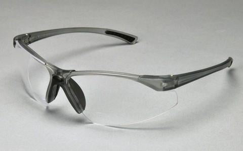 Tech Specs Bifocal Eyewear, 3.0 Diopter, Clear Lens, Grey Frame, 1/Pk, 3720E