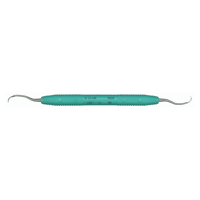 Amazing Gracey Curette, Double-Ended, 13/14, Rigid, Green, 1/Pk, R028R