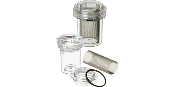 Evac-U-Trap Central Vacuum Pump Traps, 2 3/4" x 3 5/8", # 2200, 12/Pk