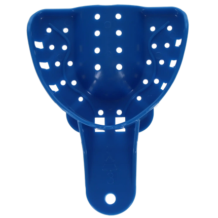 Plasdent - #3 Impression Tray/Med Upper Blue, 12Pcs/Bag
