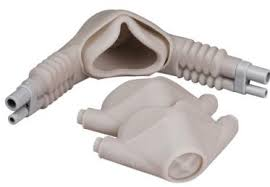 Autoclavable Nasal Hoods, Double Mask Hood Kit, with 3 Inner Mask Liners, Adult, 1/Pk, 5054A