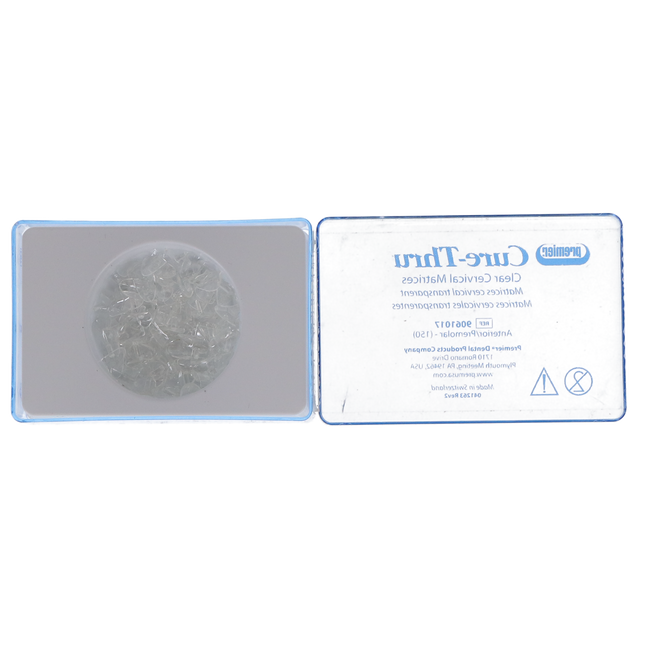 Cure-Thru Clear Cervical Matrices, Anterior/Premolar, 150/Box, 9061017