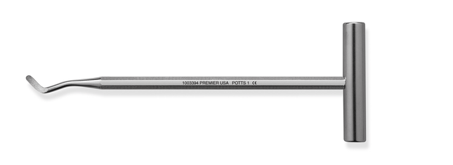 Elevator, Potts, Single-End, T-Bar Handle, # 1, 1/Pk, 1003394
