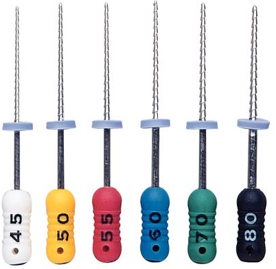 Hedstrom Files, Stainless Steel, 25 mm, # 45-80, Assorted, 6/Pk, 9053442